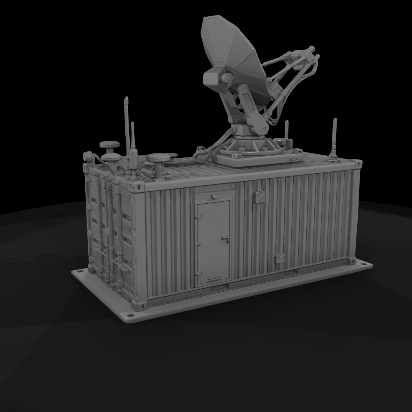 Mil 262 Modern Desert Satellite Comms Terminal