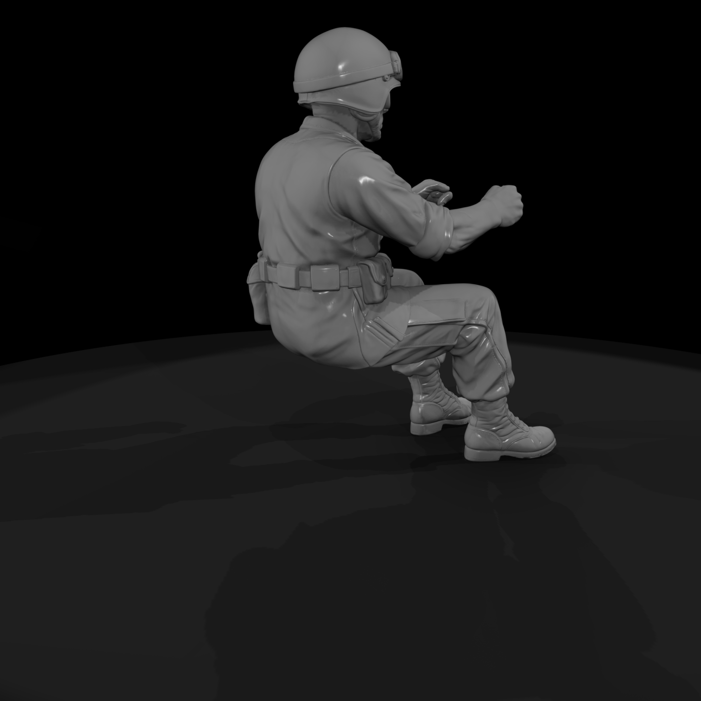 Vn Army 073 Vietnam U S Army Truck Driver Figure