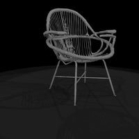 rattan-chair-3d-model — thumbnail 7