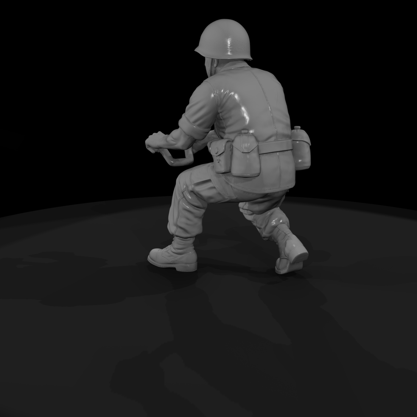 Vn Army 007 Vietnam U S Army Mortar Crewman Figure