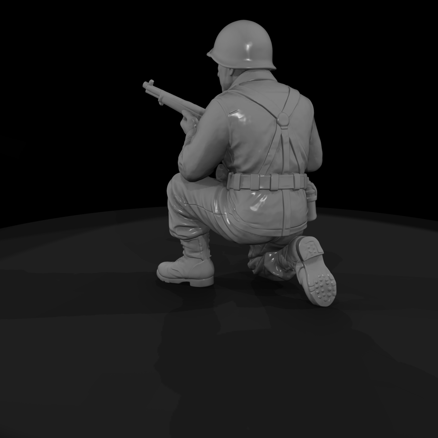Ww2 Army 084 Wwii U S Army Scout Figure