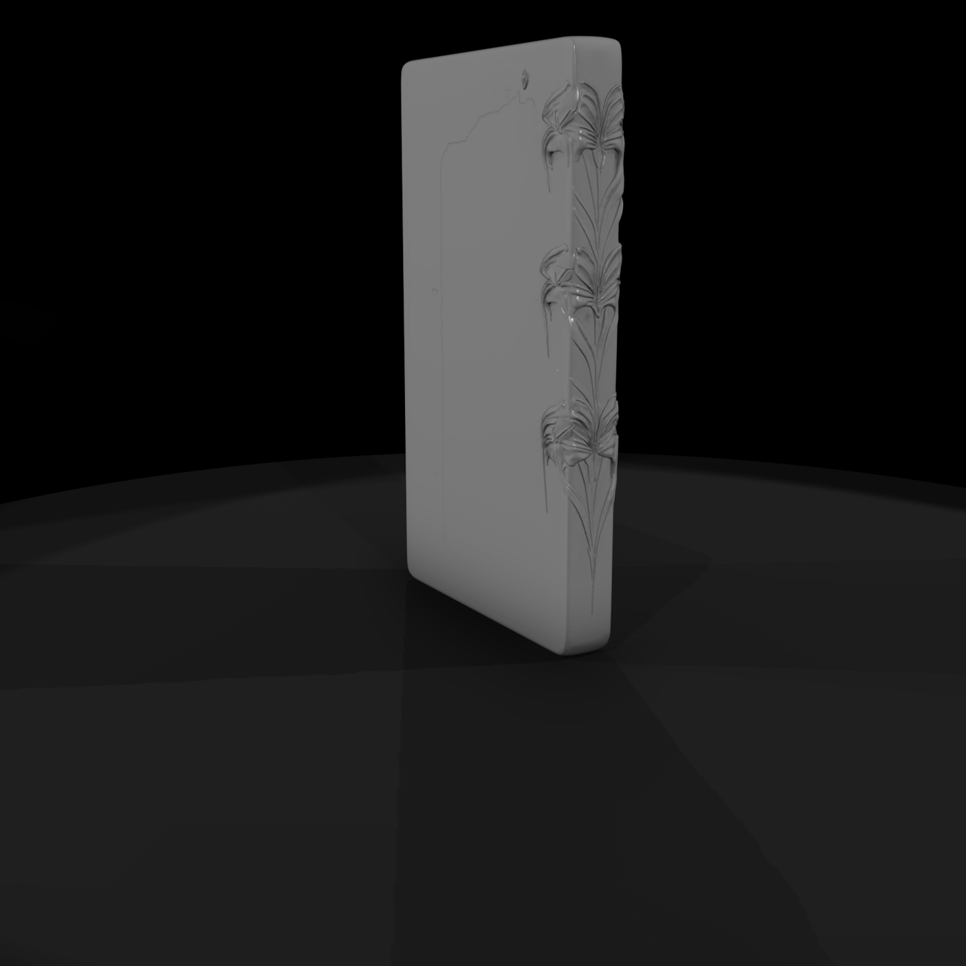 Classical Floral Gravestone