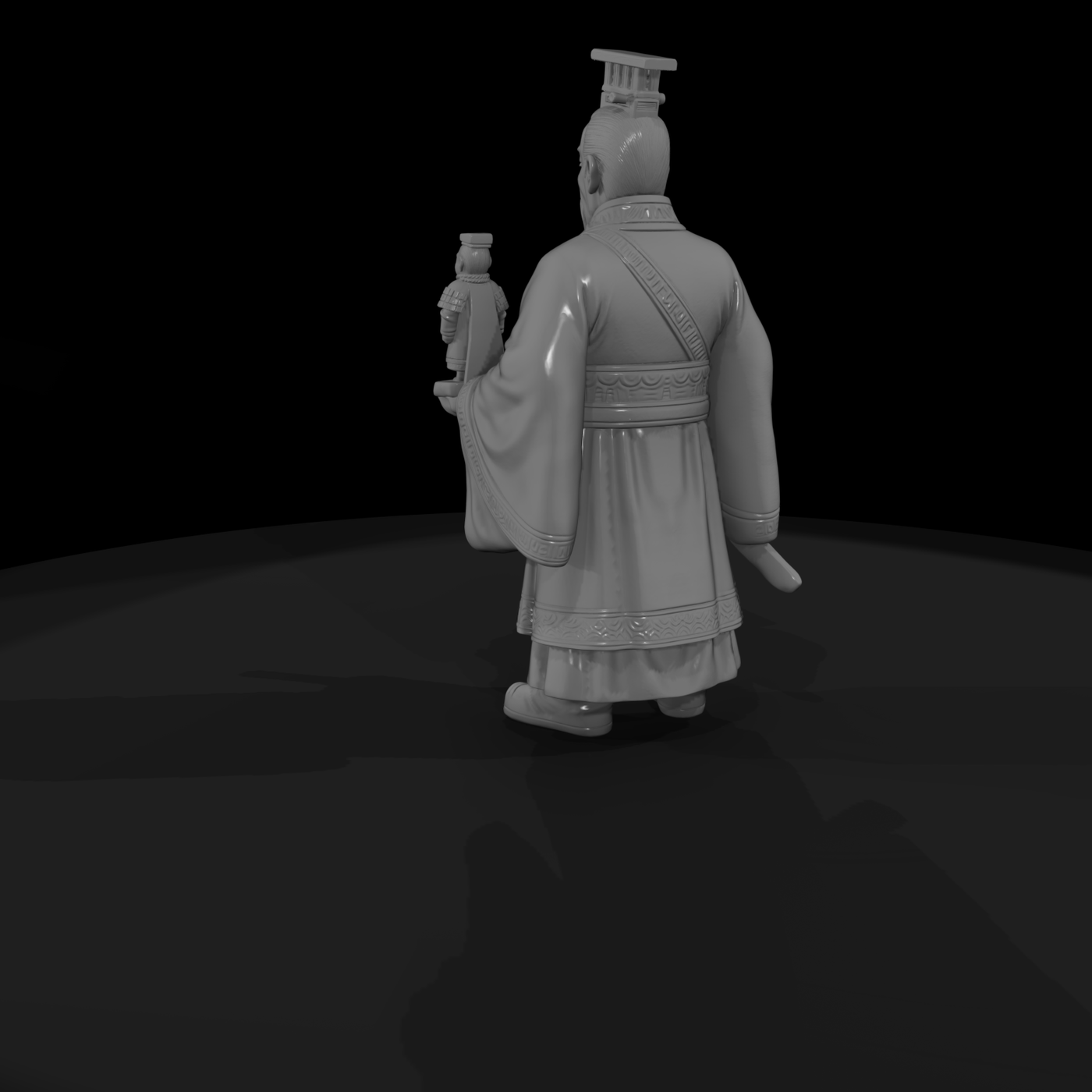 Hist 0052 Historical Qin Shi Huang Miniature Figur