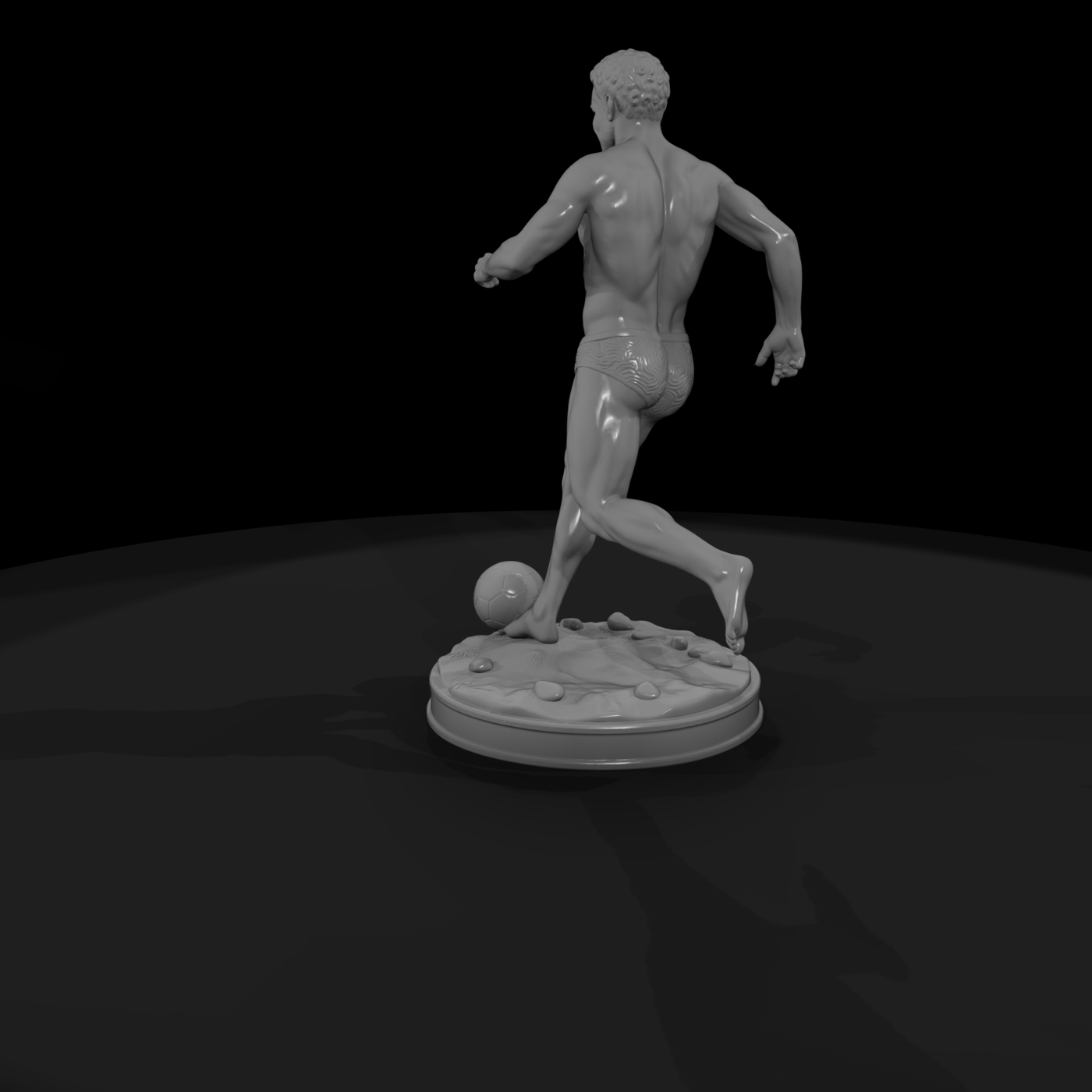 Bch 008 Man Beach Soccer Dribble