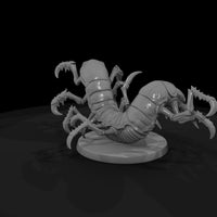 stylized-two-headed-alien-centipede-miniature-3d-m — thumbnail 5