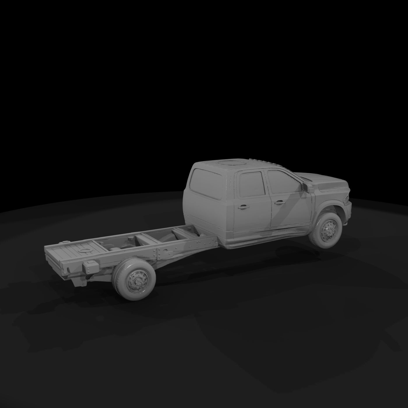 unbranded-ram-style-cab-and-chassis-pickup-3d-printable-model-691598