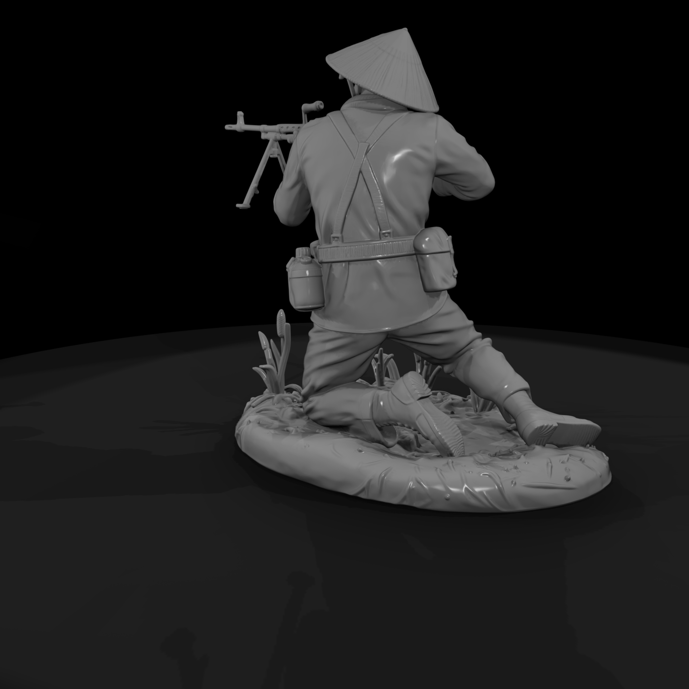 Vnh 067 Viet Cong Light Machine Gunner