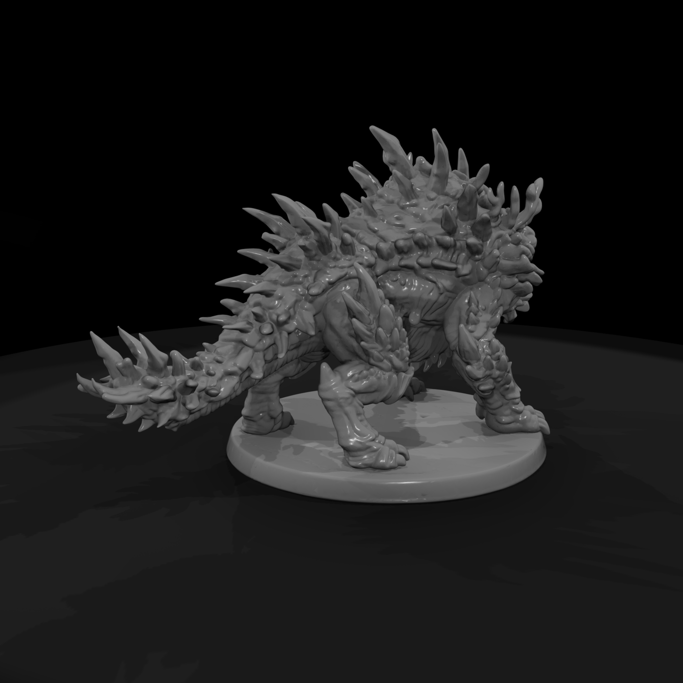 Fungal Spine Crawler Beast