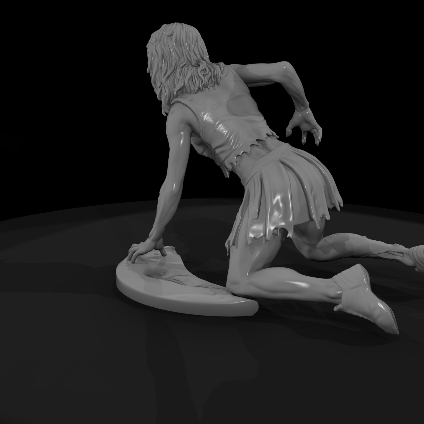 Undead Zombie Cheerleader