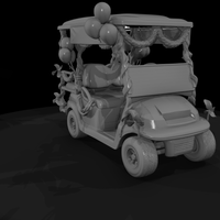 Parade-Decorated Golf Cart with Balloons — thumbnail 6