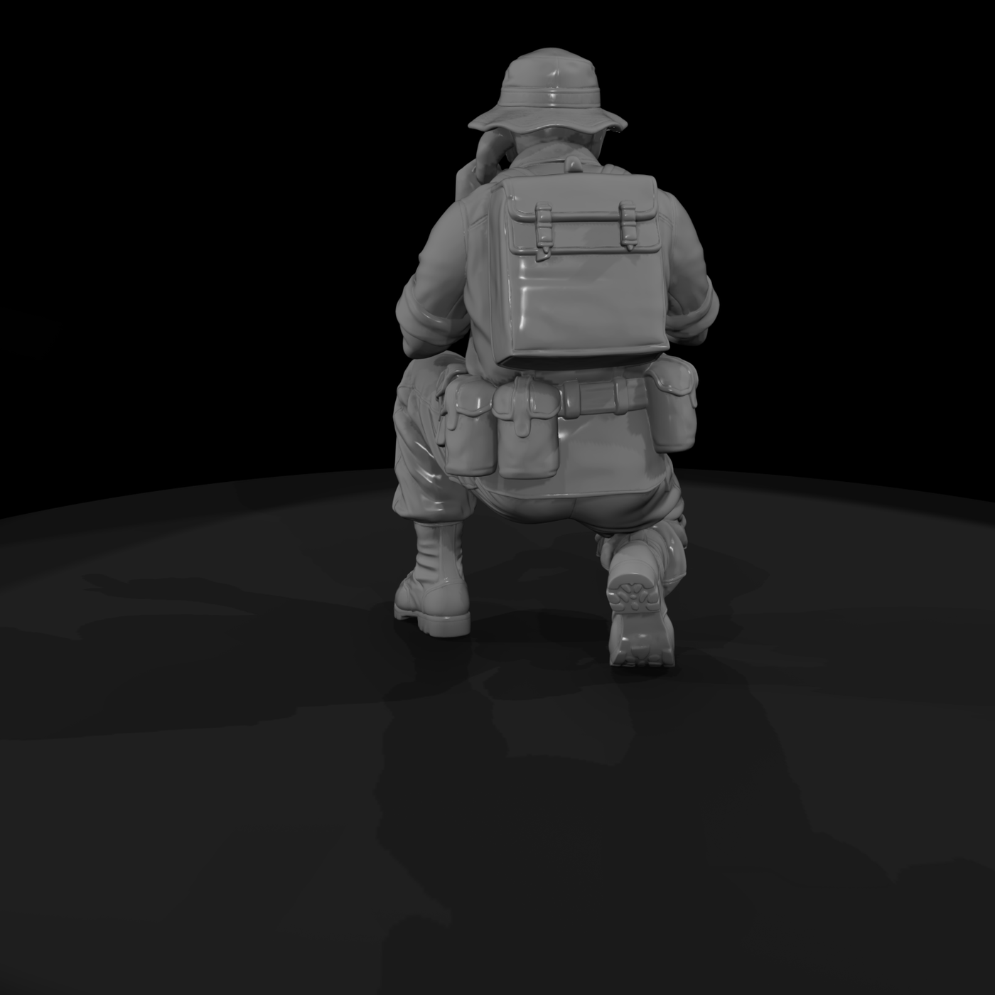 Vn Army 077 Vietnam U S Army Radio Operator Figure