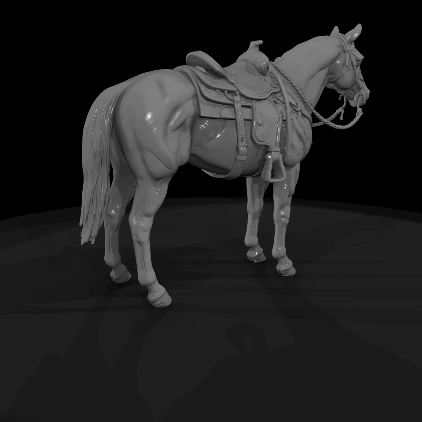 Ww 0284 Animal Saddle Horse