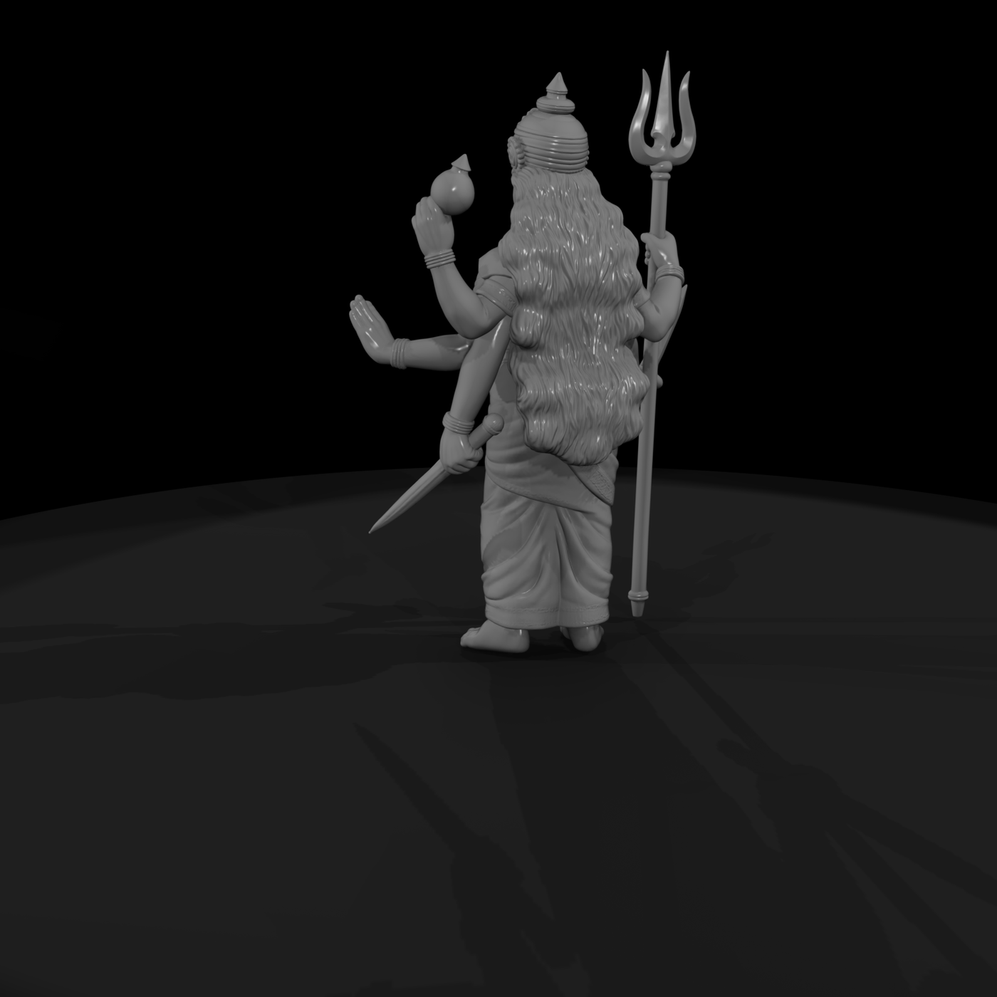 Myth 0438 Mythology Durga Miniature Figure