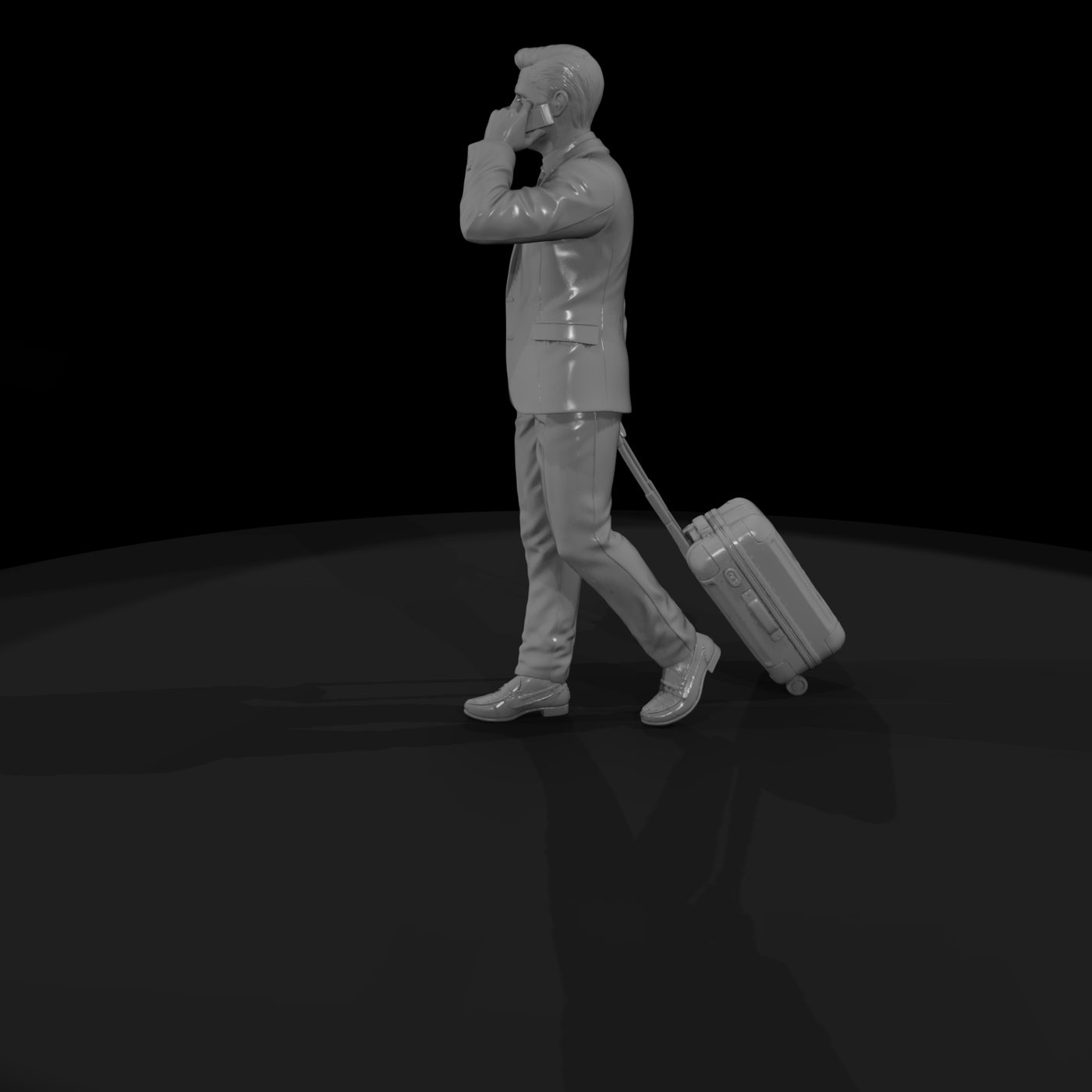 0201 Tourist Business Traveler Suitcase