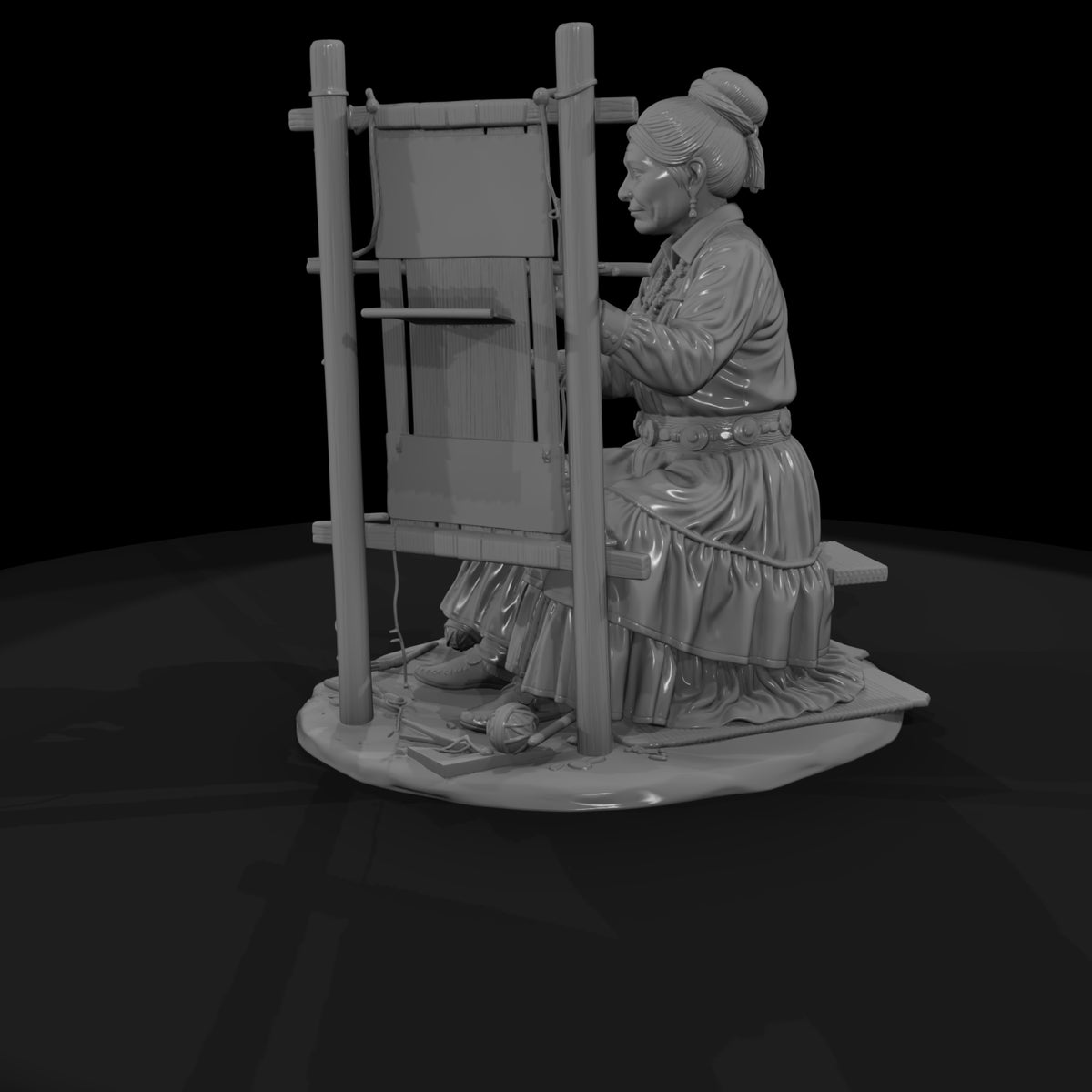 nsw-013-navajo-din-blanket-weaver
