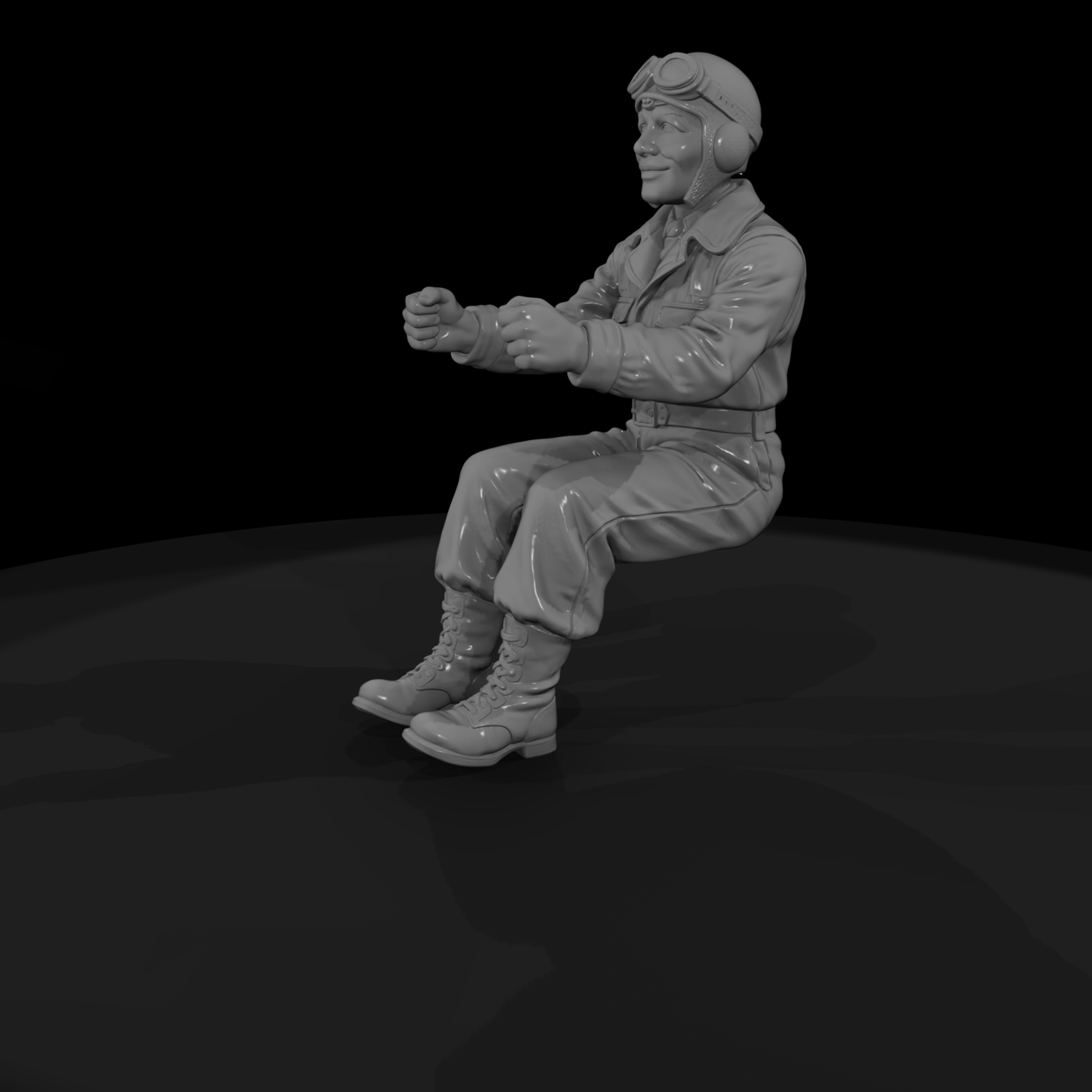Hist 0184 Historical Amelia Earhart Miniature Figu