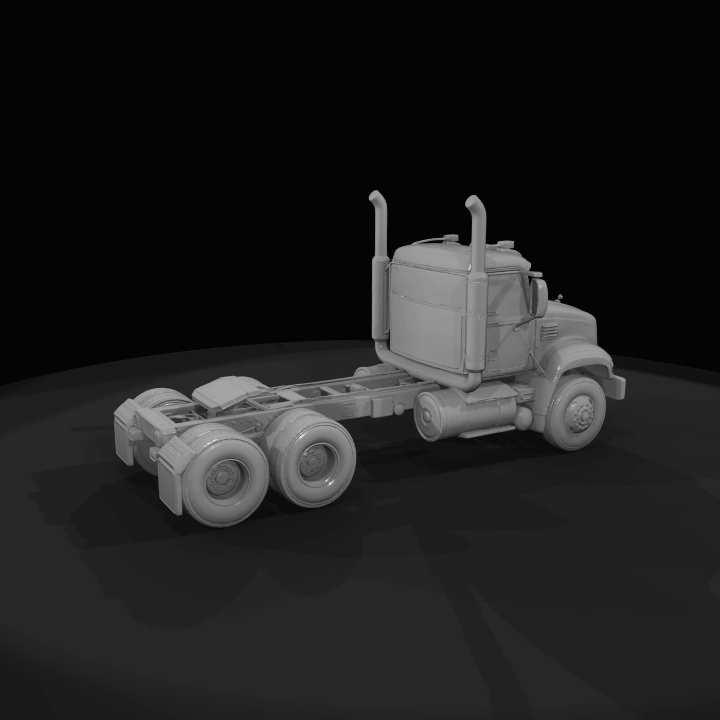 mack-trident-axleforward-daycab-chassis-truck-2008