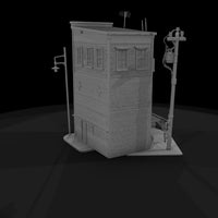 two-storey-corner-storefront-with-balcony-fire-escape-ho-1-87-605722 — thumbnail 6