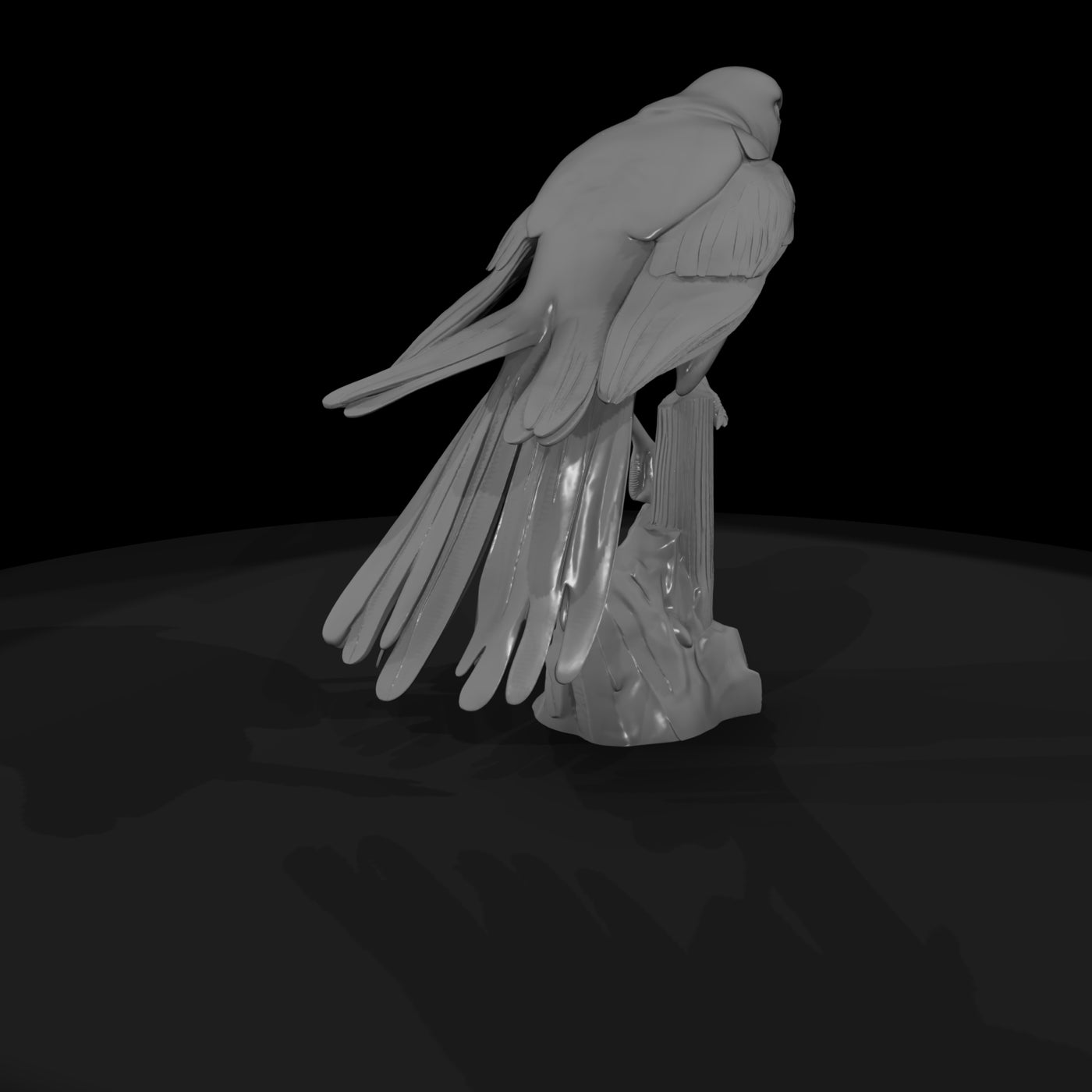 realistic-falcon-miniature-perched-107741