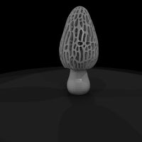 stylized-morel-mushroom-low-poly-diorama-scenery-939926 — thumbnail 6