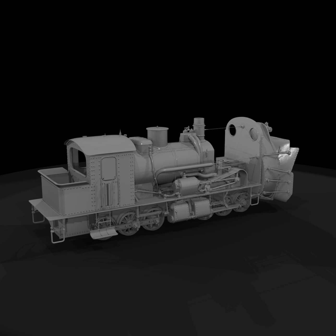 Rotary Snowplow Steam Locomotive
