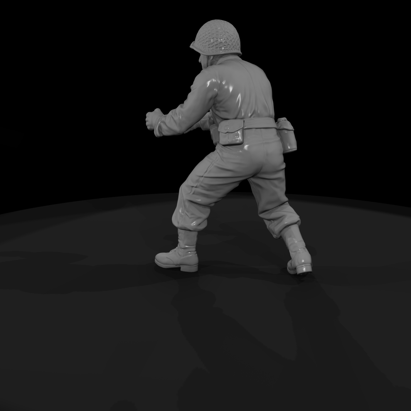 Ww2 Army 088 Wwii U S Army Artillery Crewman Figur