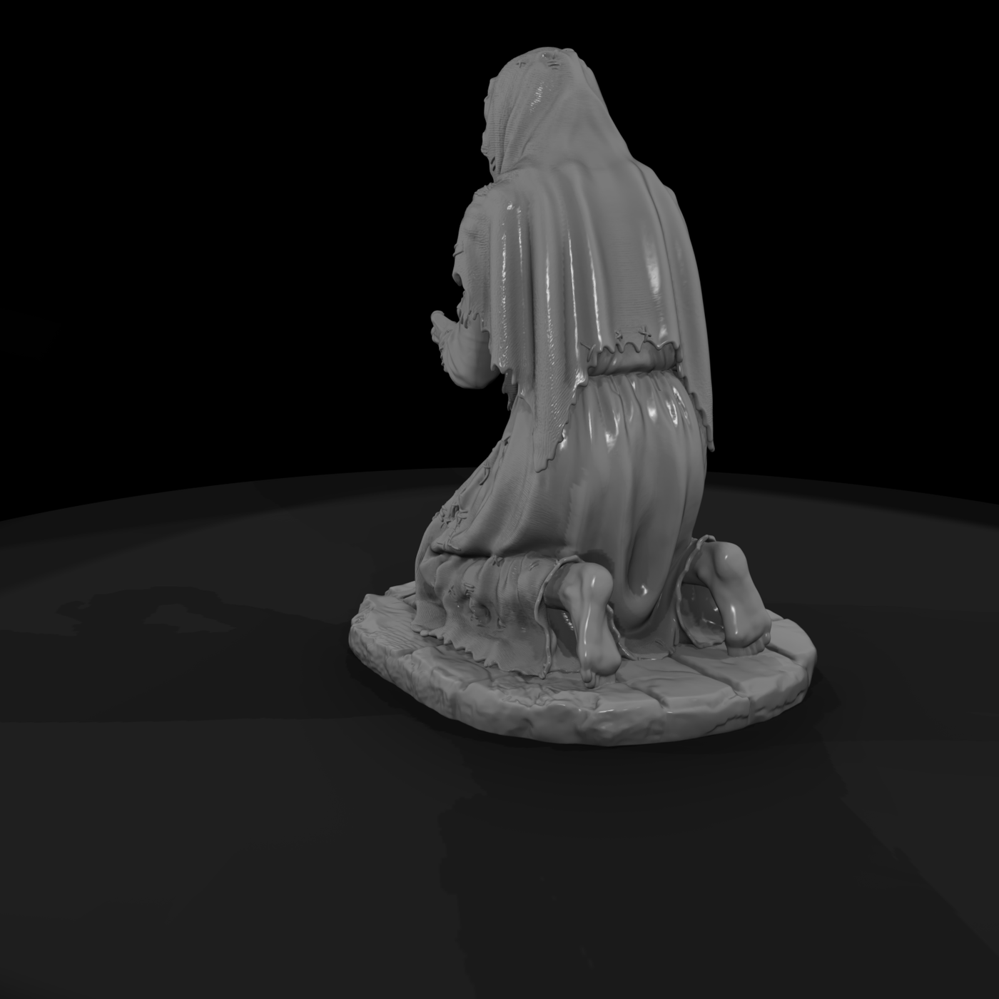 Vag 007 Medieval Old Beggar Woman