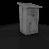 ho-scale-rustic-outhouse-door-panel-with-heart-cutout-383917 — thumbnail 5