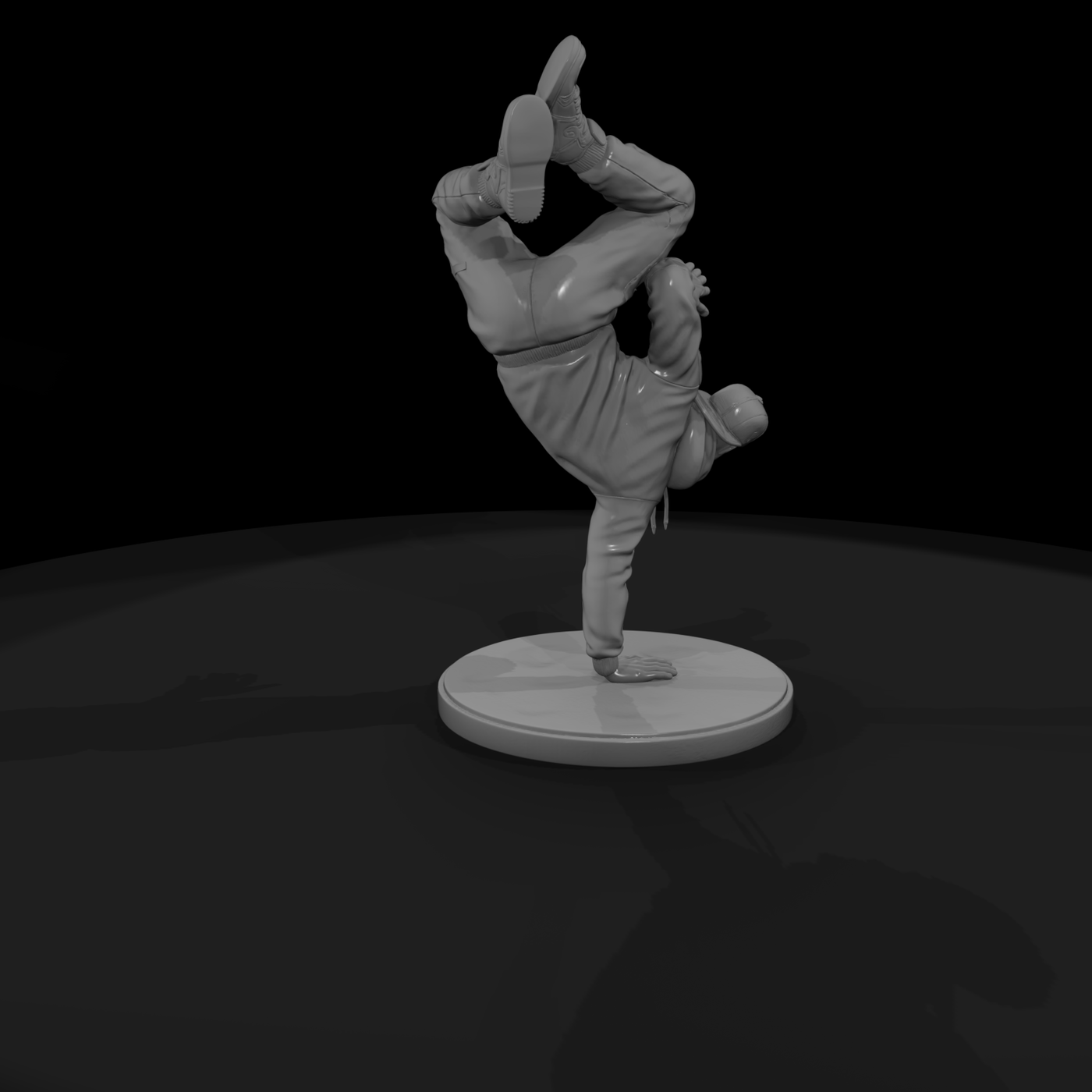 Breakdancer Freeze Pose