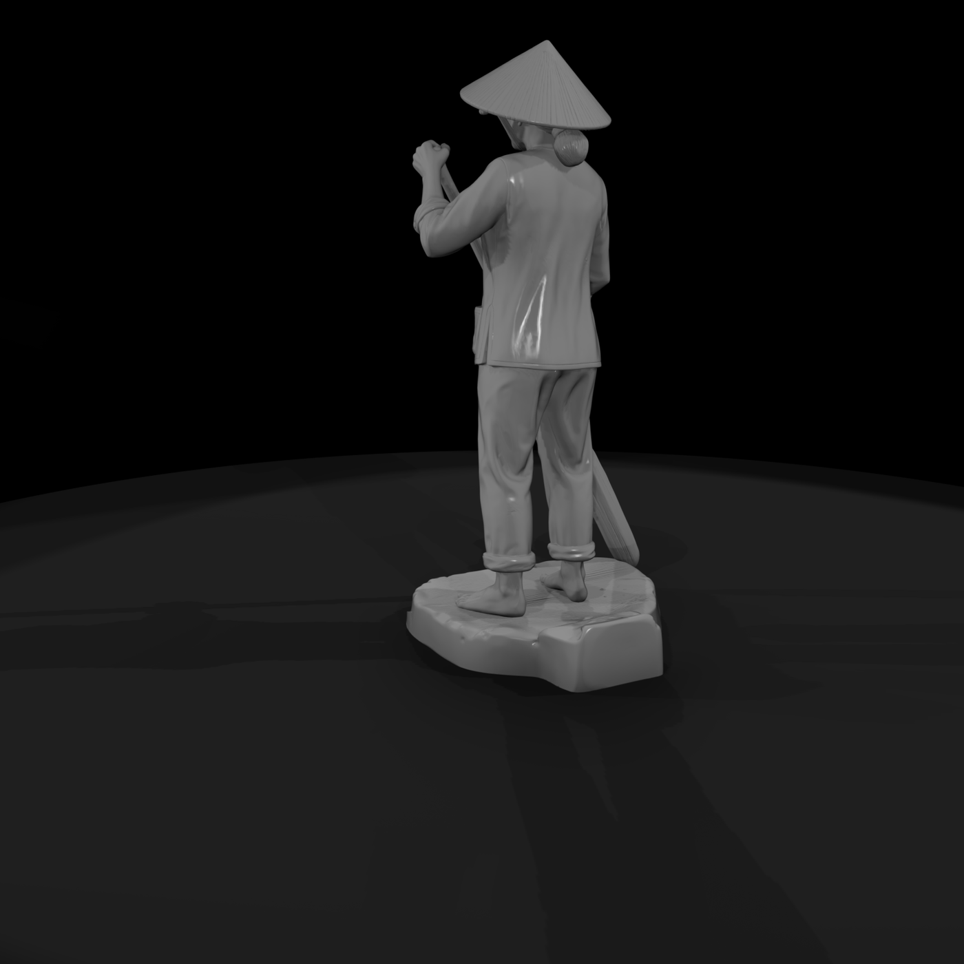 Vnh 086 Civilian Sampan Boatwoman