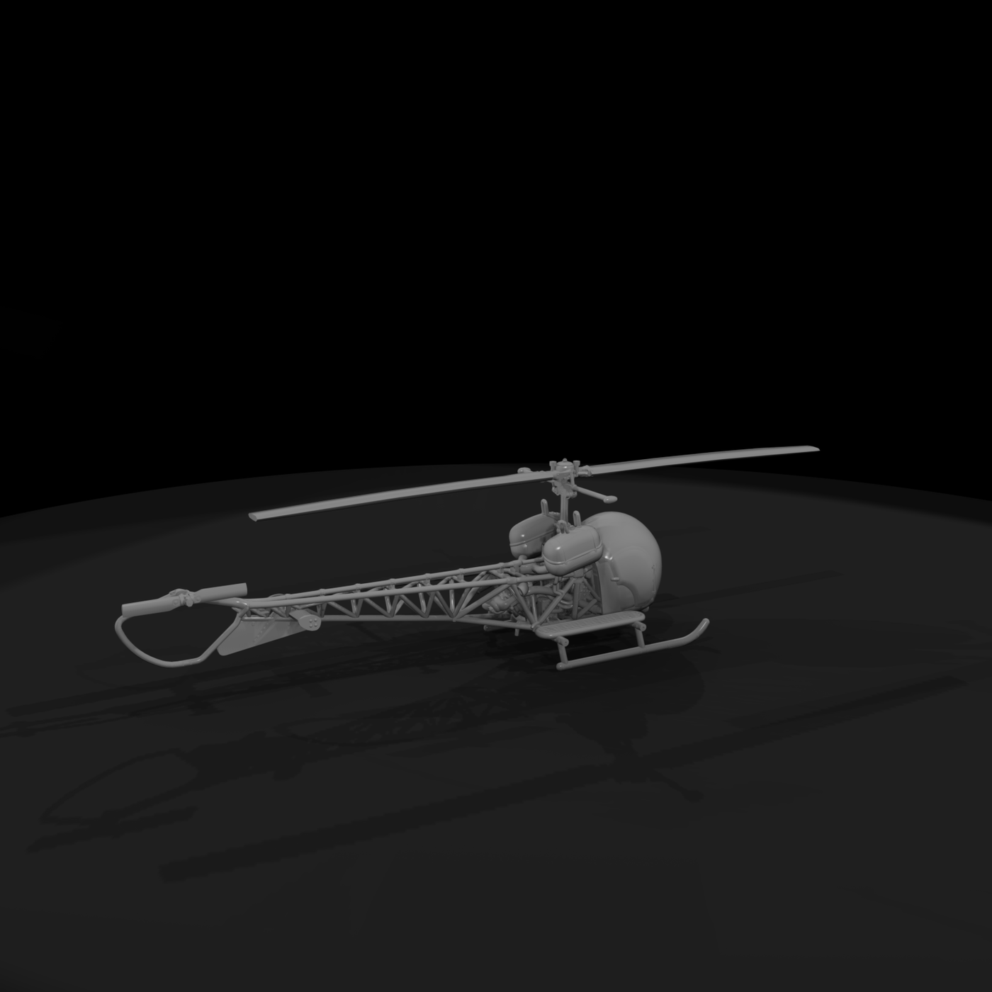 Bell 47 Helicopter