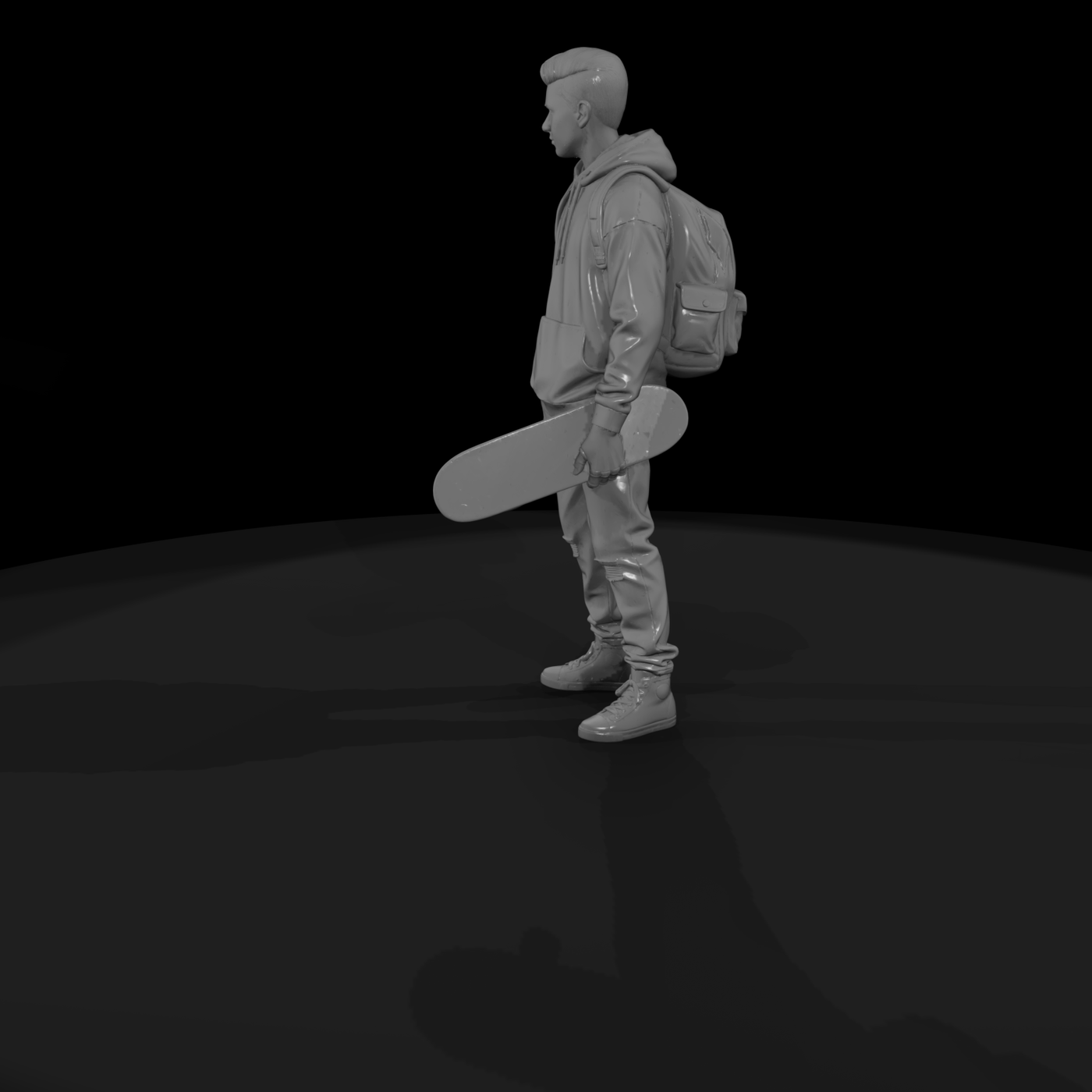 0052 Family Teen Boy Skateboard