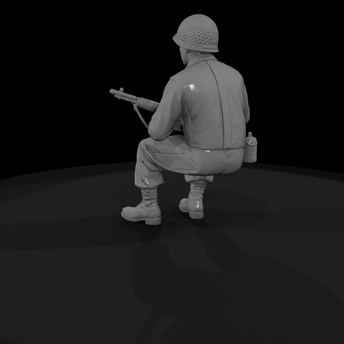 Ww2 Army 100 Wwii U S Army Scout Figure
