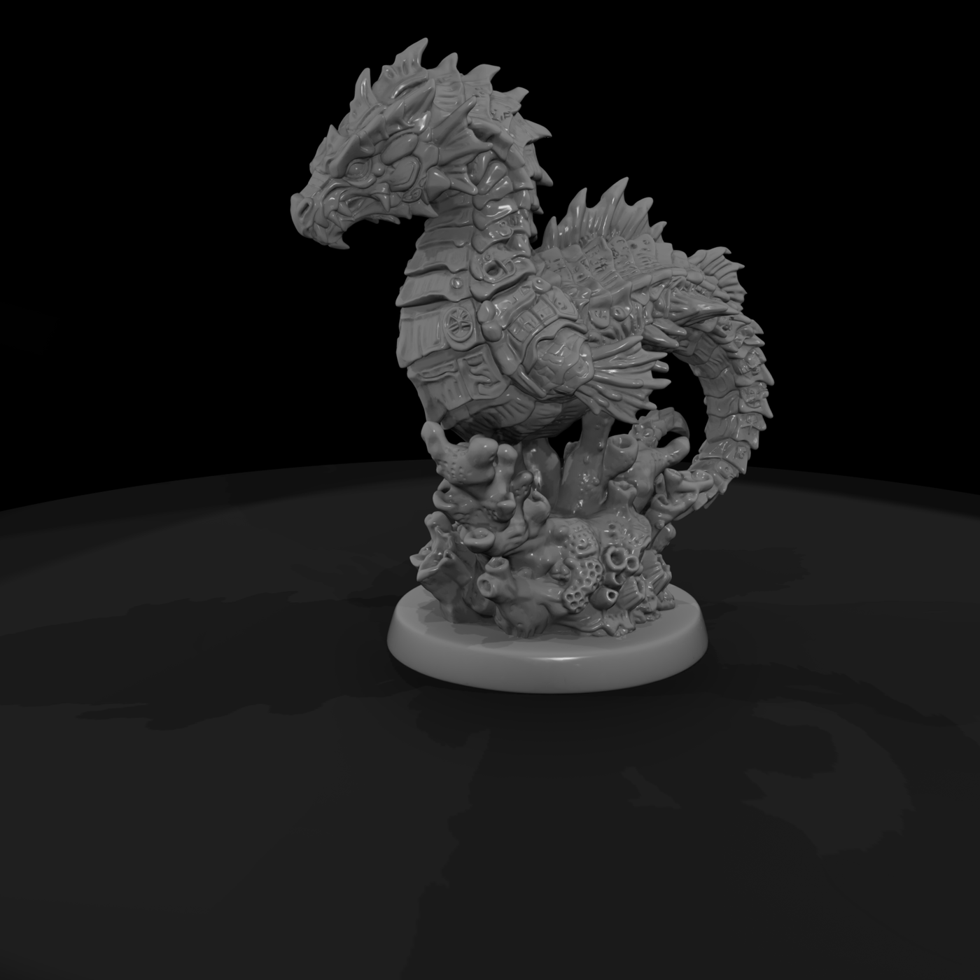 Creature Tide Bone Seahorse Beast