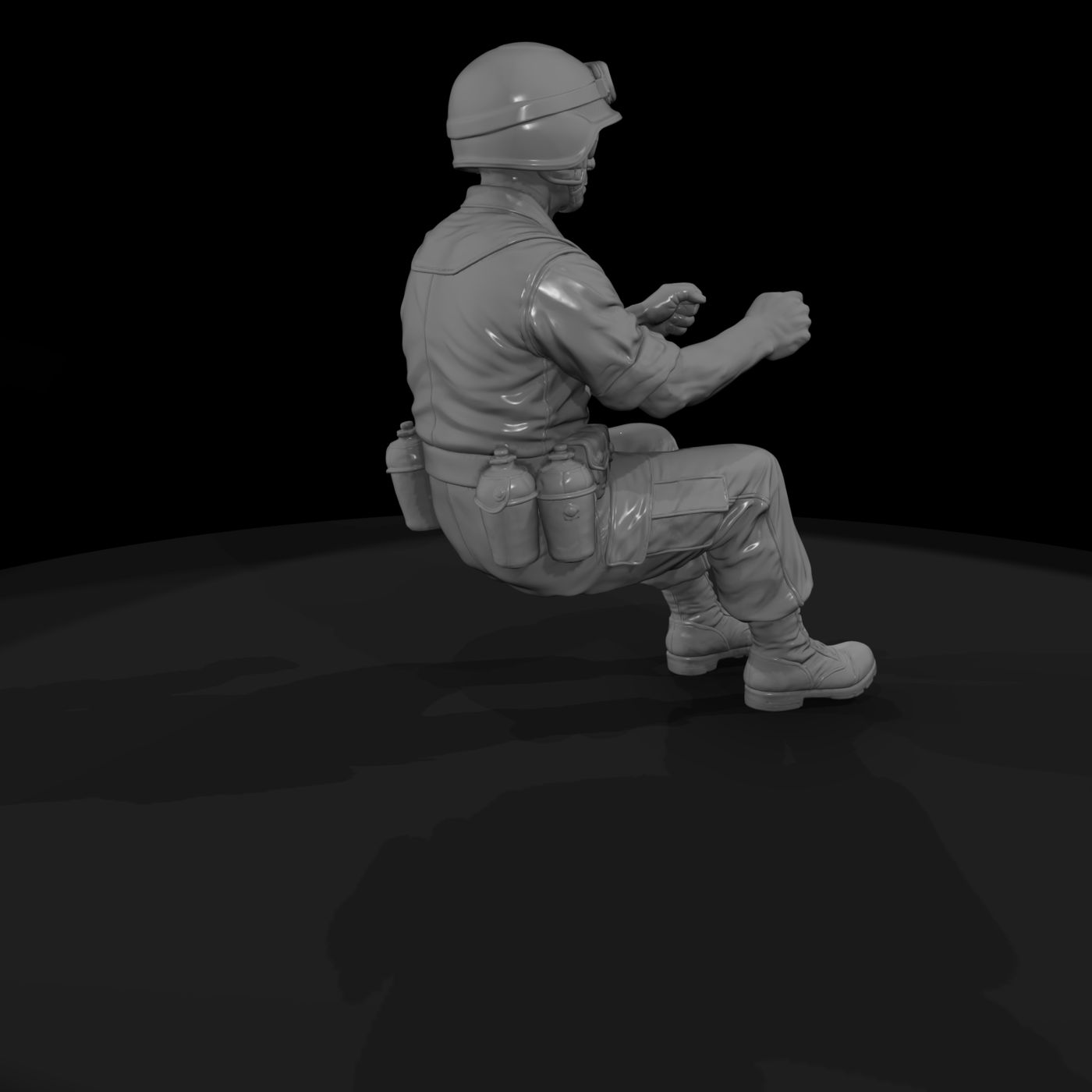 Vn Army 009 Vietnam U S Army Truck Driver Figure