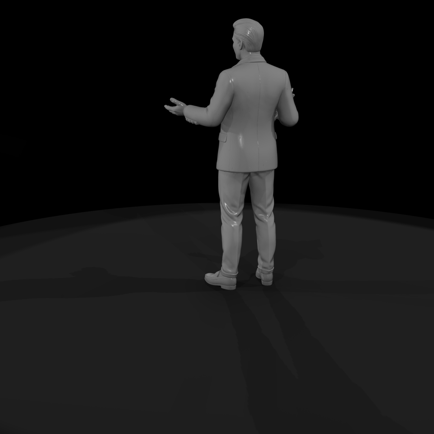 Modern Real Estate Agent Figure with Clipboard