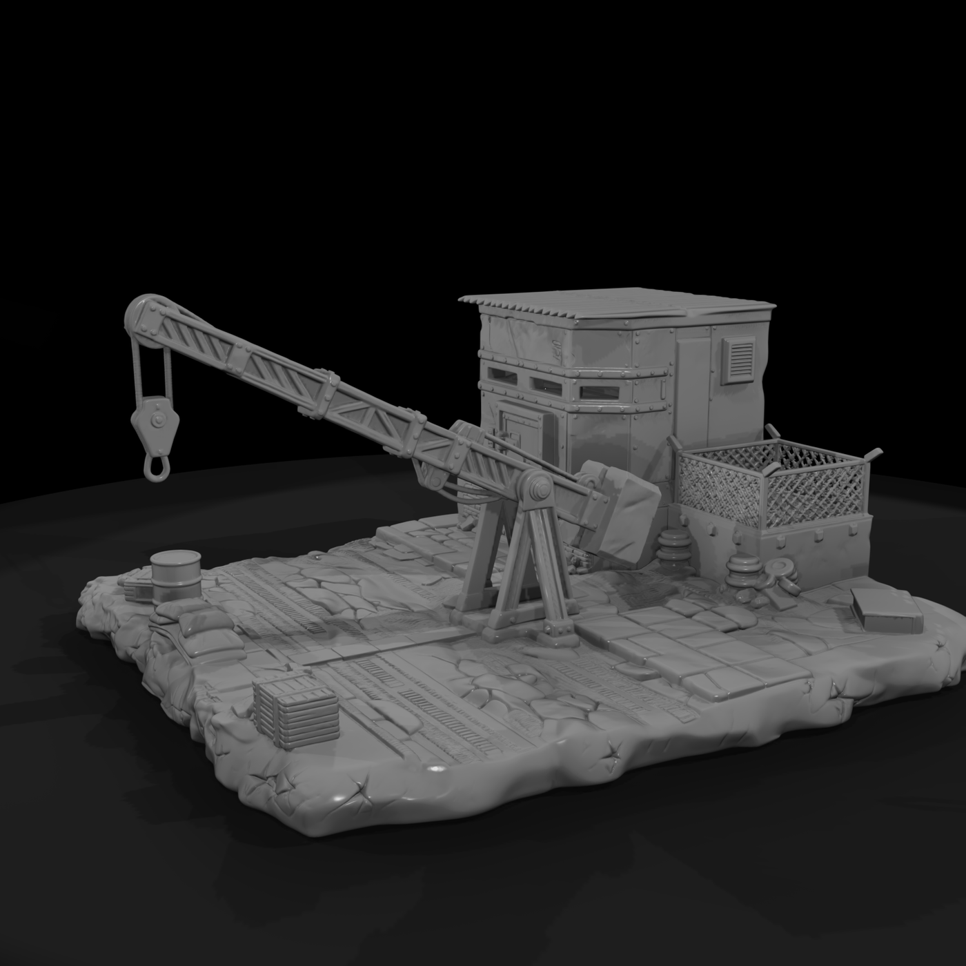 Military Checkpoint Guard Post
