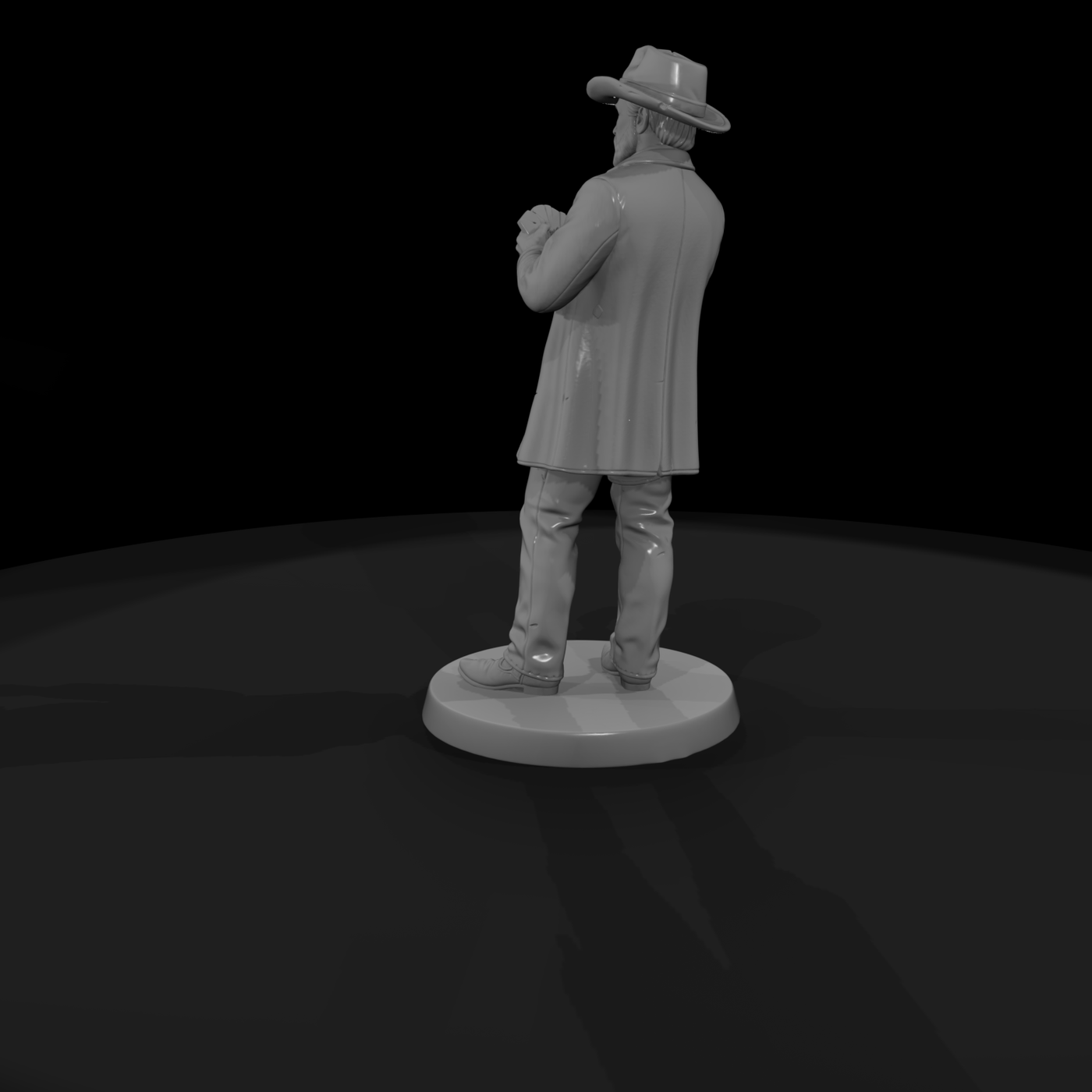 Ww 0240 Townsfolk Saloon Cardplayer