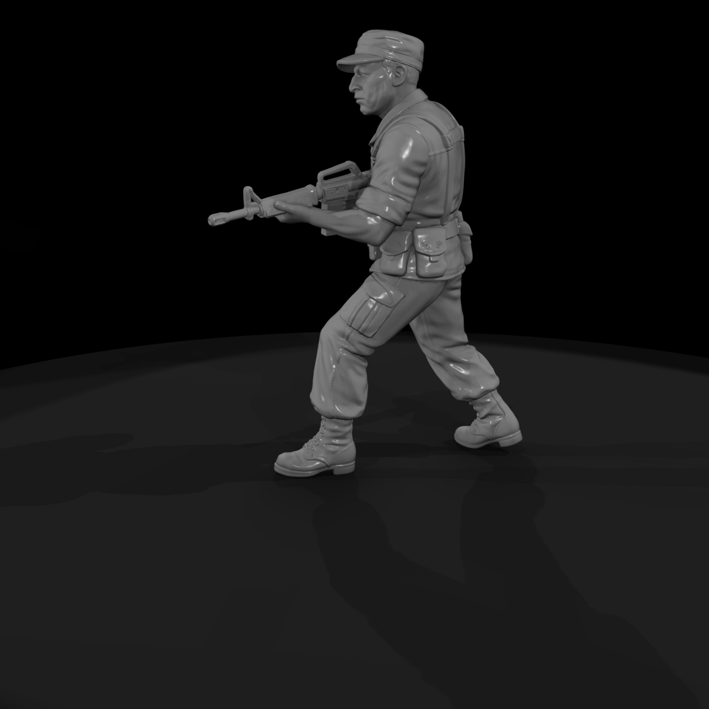 Vn Army 081 Vietnam U S Army Rifleman Figure