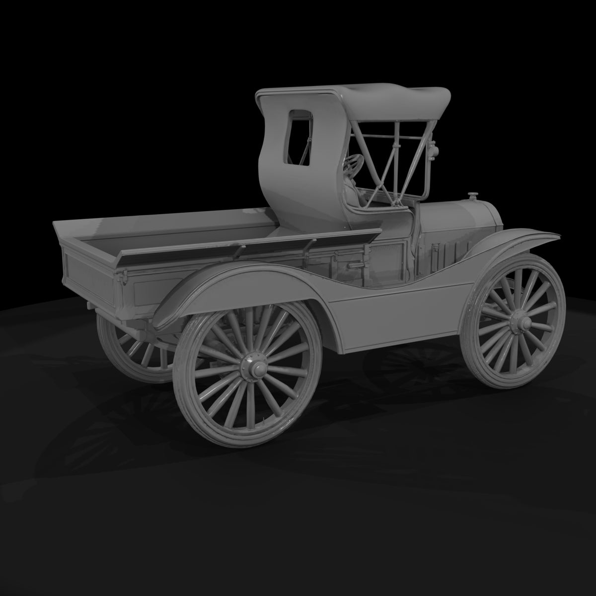 antique-open-cab-pickup-truck-early-1900s-861282