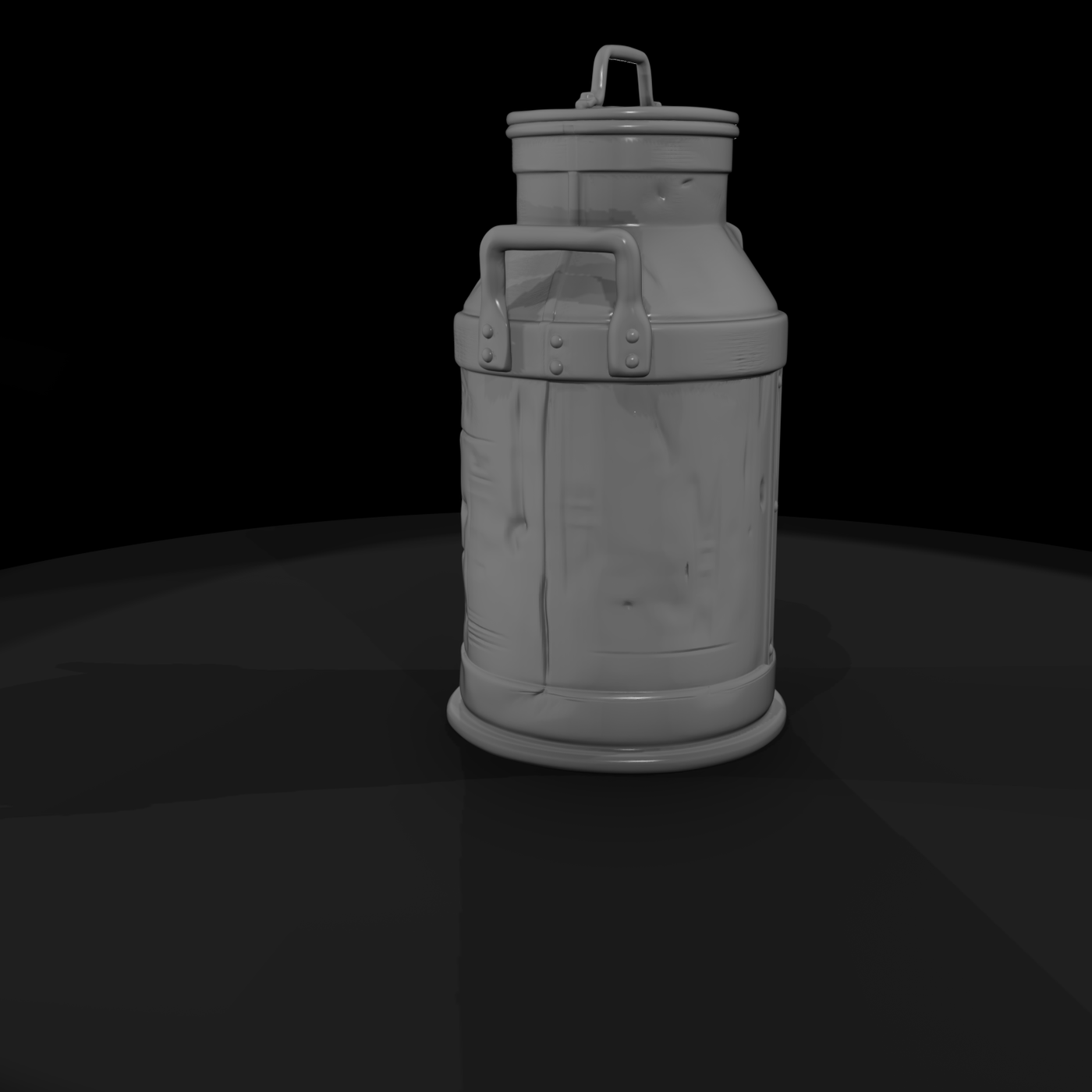 Old Dairy Milk Churn Can