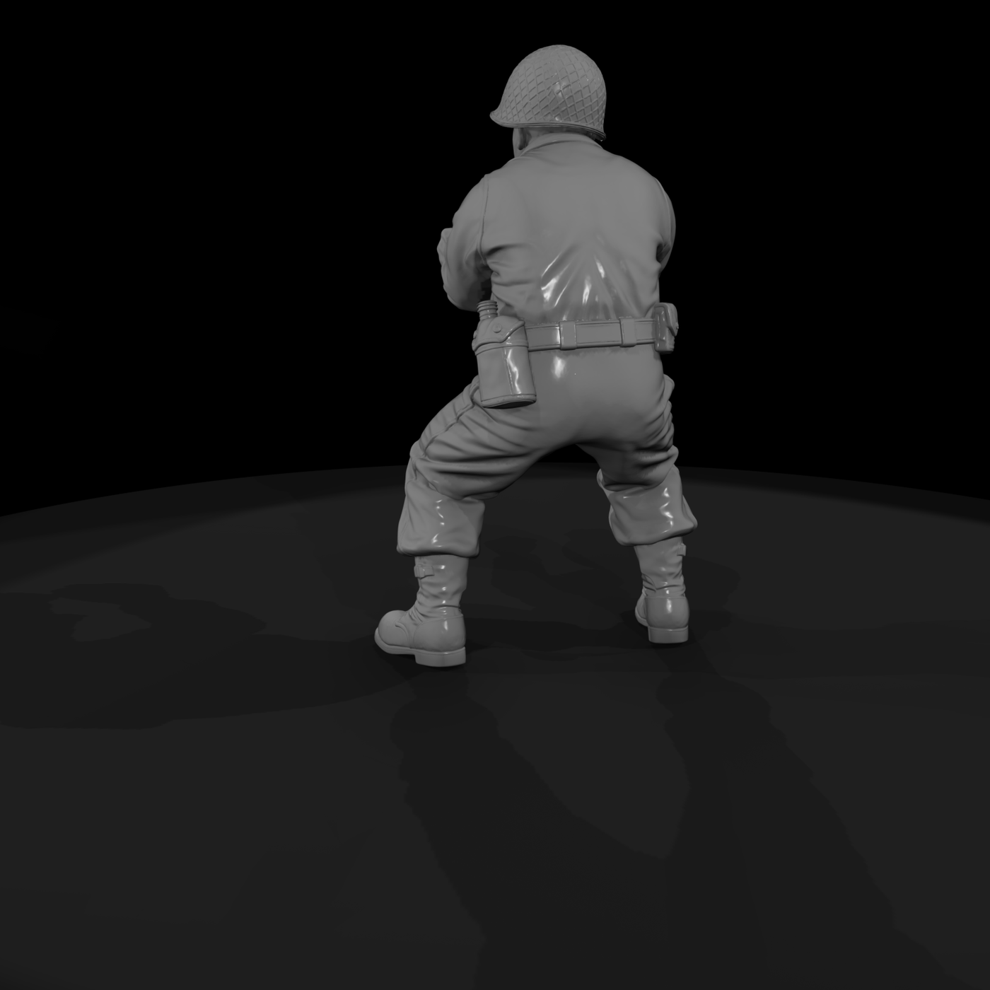 Ww2 Army 040 Wwii U S Army Artillery Crewman Figur