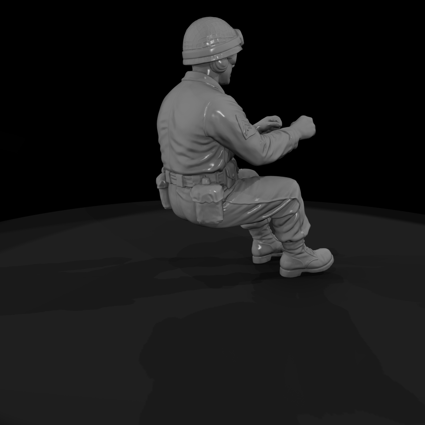 Ww2 Army 089 Wwii U S Army Truck Driver Figure