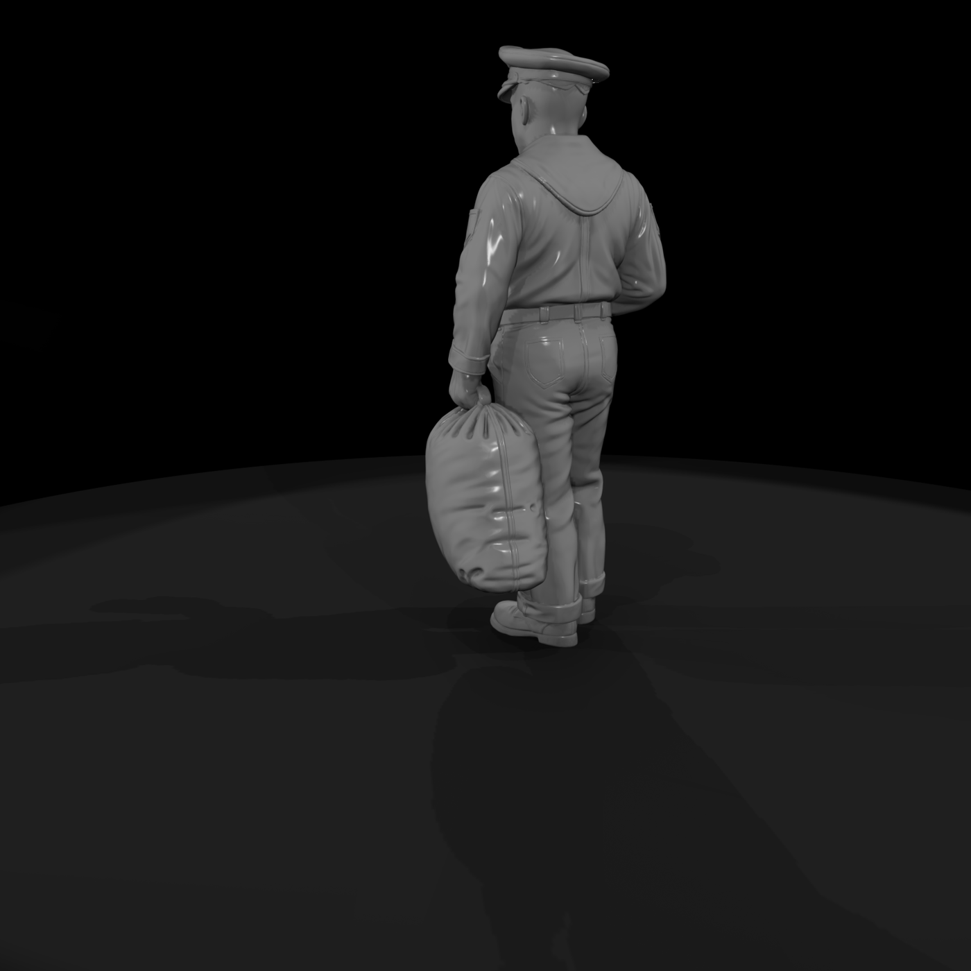 Ww2 Navy 056 Wwii U S Navy Off Watch Sailor Figure