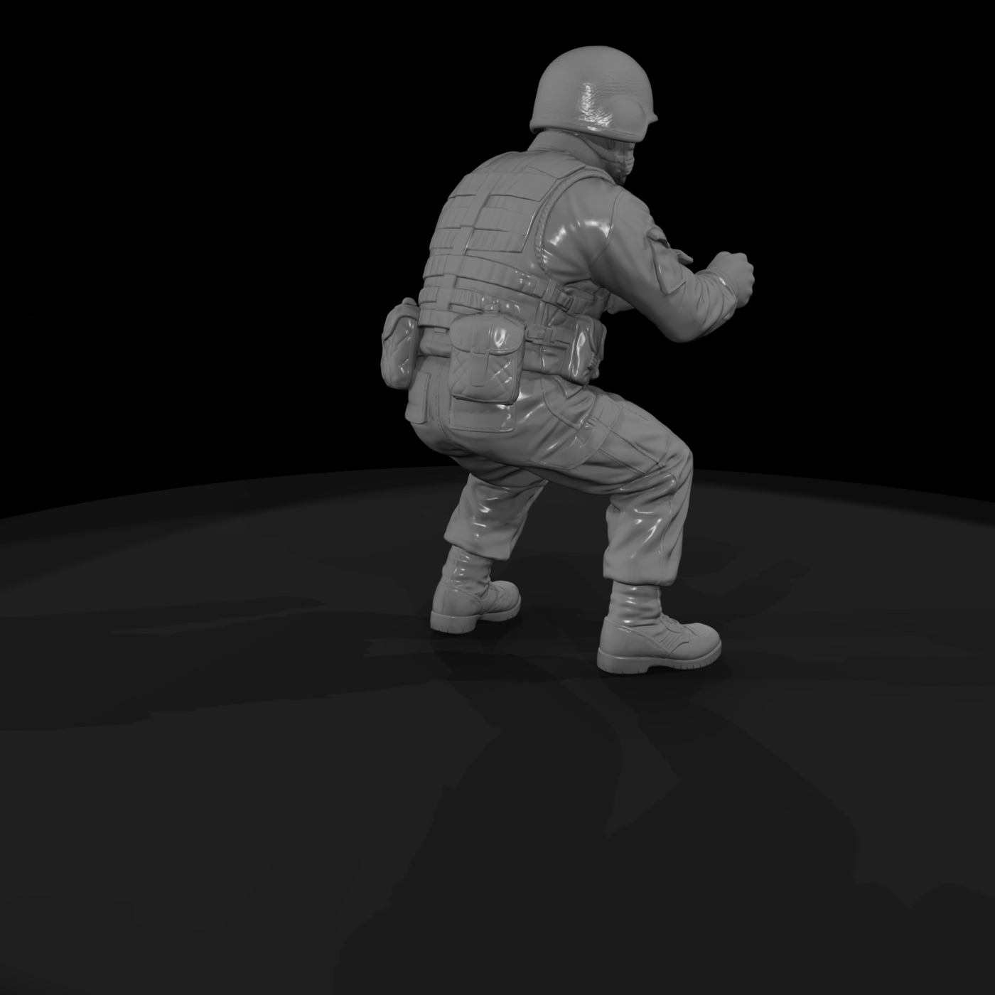 Mod Army 056 Modern U S Army Artillery Crewman Fig