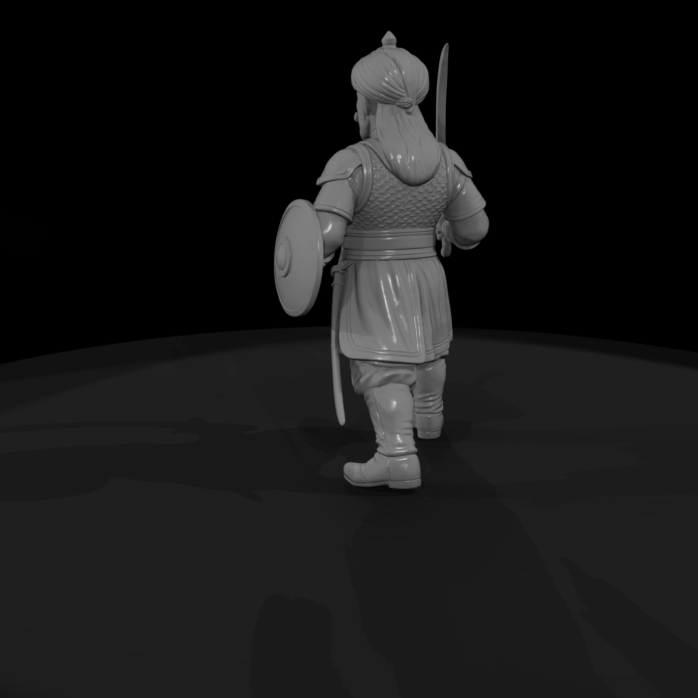 Hist 0233 Rajput Warrior Miniature Figure