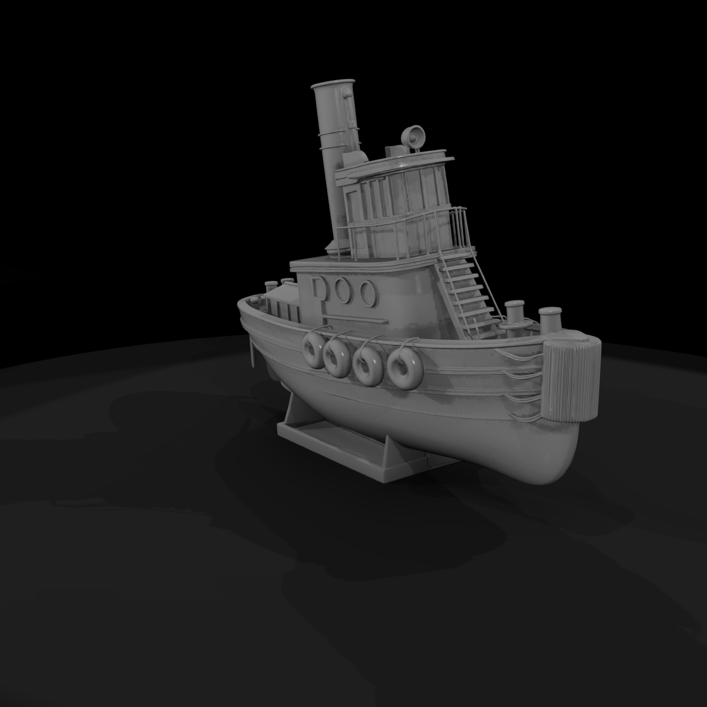Stylized Jenny Lee Tugboat