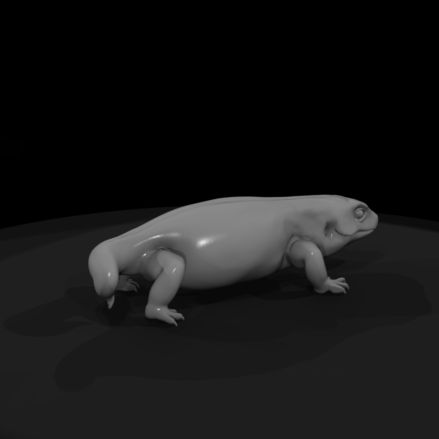 Blue-tongued Skink Figurine