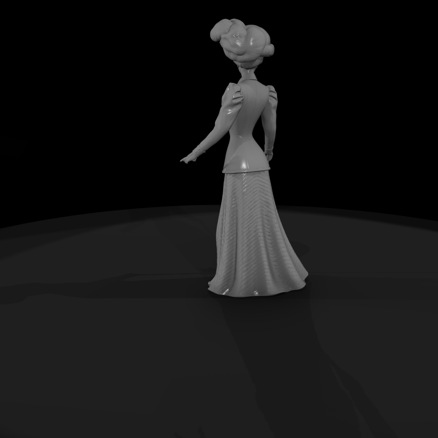 Edwardian Lady with Parasol