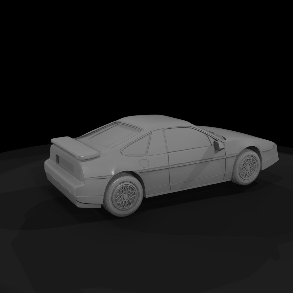 fiero-style-1980s-compact-coupe-diorama-3d-print-model-739395